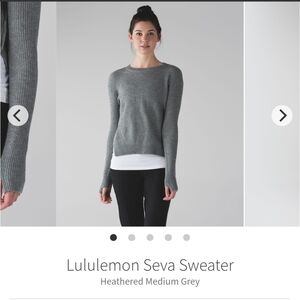 Lululemon Seva Sweater Merino Wool